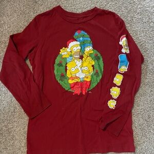 The Simpsons Holiday Long Sleeve Shirt